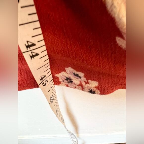 Christy Dawn Mia dress in Crimson Vine Cottagecore orange floral XS sustainable - Picture 12 of 14
